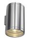 Preview: ROX UP/DOWN, UP/DOWN, QPAR11, Outdoor Wandleuchte, alu gebürstet, max. 2x50 W, IP44