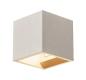 Preview: SOLID CUBE, Wandleuchte, QT14, grau, max. 25 W