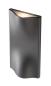 Preview: VILUA, Outdoor Wandaufbauleuchte anthrazit IP54 100°