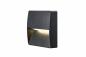 Preview: DOWNUNDER OUT, square WL Outdoor LED Wandaufbauleuchte, anthrazit, 3000 K