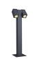 Preview: THEO PATHLIGHT, double, QPAR51 Outdoor Stehleuchte, anthrazit