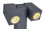 Preview: THEO PATHLIGHT, double, QPAR51 Outdoor Stehleuchte, anthrazit