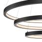 Preview: ONE TRIPLE DALI, Indoor LED Pendelleuchte, schwarz, 3000/4000 K