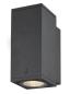 Preview: ENOLA SQUARE S, single Outdoor LED Wandaufbauleuchte anthrazit
