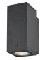 Preview: ENOLA SQUARE S, single Outdoor LED Wandaufbauleuchte anthrazit