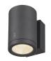 Preview: ENOLA ROUND M, single Outdoor LED Wandaufbauleuchte anthrazit