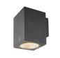 Preview: ENOLA SQUARE L, single Outdoor LED Wandaufbauleuchte anthrazit CCT 3000/4000 K