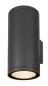 Preview: ENOLA ROUND L UP/DOWN, Outdoor LED Wandaufbauleuchte anthrazit CCT 3000/4000 K