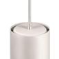 Preview: NUMINOS® M PD, PHASE, Pendelleuchte, Pendellänge 250 cm, 4000 K, 14 Watt, 60°, Phasenabschnitt, matt weiß / matt schwarz