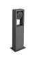 Preview: ESKINA FRAME 45, Outdoor LED Stehleuchte single anthrazit CCT switch 3000/4000 K