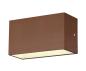Preview: SITRA M, LED Outdoor Wandaufbauleuchte, rost farbend, CCT switch 3000/4000 K