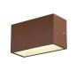 Preview: SITRA M, LED Outdoor Wandaufbauleuchte, rost farbend, CCT switch 3000/4000 K