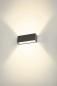Preview: SITRA L, LED Outdoor Wandaufbauleuchte, anthrazit, CCT switch 3000/4000 K