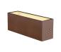 Preview: SITRA L, LED Outdoor Wandaufbauleuchte, rost farbend, CCT switch 3000/4000 K
