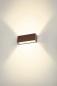 Preview: SITRA L, LED Outdoor Wandaufbauleuchte, rost farbend, CCT switch 3000/4000 K