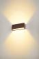 Preview: SITRA L, LED Outdoor Wandaufbauleuchte, rost farbend, CCT switch 3000/4000 K