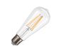 Preview: ST58 E27, LED Leuchtmittel transparent 7,5 W 2700 K CRI 90 320°
