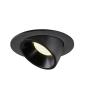 Preview: NUMINOS GIMBLE L, Deckeneinbauleuchte schwarz 4000 K 55°