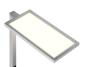 Preview: WORKLIGHT, Stehleuchte silber 79 W 4000 K 80°