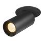 Preview: NUMINOS® PROJECTOR S, Deckeneinbauleuchte, 3000 K, 20°, zylindrisch, schwarz / schwarz