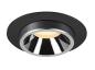 Preview: NUMINOS® PROJECTOR M, Deckeneinbauleuchte, 3000 K, 20°, zylindrisch, schwarz / chrom
