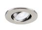 Preview: UNIVERSAL DOWNLIGHT Abdeckung, für Downlight IP20, schwenkbar, rund, aluminium