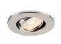 Preview: UNIVERSAL DOWNLIGHT Abdeckung, für Downlight IP20, schwenkbar, rund, aluminium