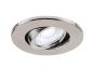Preview: UNIVERSAL DOWNLIGHT Abdeckung, für Downlight IP20, schwenkbar, rund, aluminium