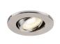 Preview: UNIVERSAL DOWNLIGHT Abdeckung, für Downlight IP20, schwenkbar, rund, aluminium