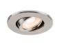 Preview: UNIVERSAL DOWNLIGHT Abdeckung, für Downlight IP20, schwenkbar, rund, aluminium