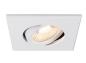 Preview: UNIVERSAL DOWNLIGHT Abdeckung, für Downlight IP20, schwenkbar, eckig, weiss