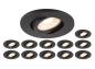 Preview: Sonderangebot: 12x UNIVERSAL DOWNLIGHT MOVE PHASE inkl. Abdeckung, Set bestehend aus 12x 1007090 UNIVERSAL DOWNLIGHT MOVE PHASE, IP20 38° und 1007091 UNIVERSAL DOWNLIGHT Abdeckung - schwarz