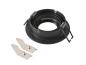 Preview: NEW TRIA® 75, Deckeneinbauring, D: 9.3 H: 2.6 cm, IP 20, schwarz