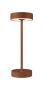 Preview: VINOLINA, Tischleuchte, Akku, IP54, 2700/3000 K, TOUCH, rost