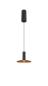 Preview: LALU®, Pendelleuchte, Led Base, Mix&Match, 150 cm, 9.5 W, 3000 K, PHASE, schwarz