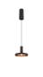 Preview: LALU®, Pendelleuchte, Led Base, Mix&Match, 150 cm, 9.5 W, 3000 K, PHASE, schwarz