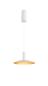 Preview: LALU®, Pendelleuchte, Led Base, Mix&Match, 150 cm, 9.5 W, 3000 K, PHASE, weiß