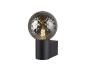 Preview: VARYT, Wandaufbauleuchte, rund, 1x max. 6 W E14, schwarz