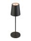 Preview: VINOLINA TWO, Tischleuchte, Akku, IP65, 2200/2700/3000 K, TOUCH, schwarz