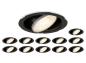 Preview: Set bestehend aus 12 x UNIVERSAL DOWNLIGHT PHASE IP20 38°, starr/schwenkbar, ohne Abdeckung