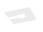 Preview: 1~ SYSTEM, Abdeckung, L: 10 B: 10 cm, weiß