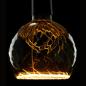 Preview: LED Floating Globe 150 twisted, LED-Leuchtmittel, smokey grey, E27, PHASE, 6 W, 1900 K