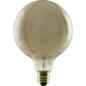 Preview: LED Illusion Globe 125 Crescent slanting, LED-Leuchtmittel, smokey, E27, PHASE, 6 W, 1900 K