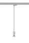 Preview: PURI 2.0 Basic, 3~ Pendelleuchte, GU10, Pendellänge 200 cm, 1x max. 6 W, grau