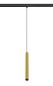 Preview: GRIP! S, 48V Pendelleuchte, Pendellänge 200 cm, 2700 K, 29°, DALI, gold / schwarz