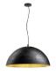 Preview: FORCHINI 70, Pendelleuchte, E27, Pendellänge 150 cm, 1x max. 40 W, matt schwarz / matt gold