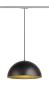 Preview: FORCHINI M 40 TRACK, 1~ Pendelleuchte, E27, Pendellänge 150 cm, Adapter silbergrau, 1x max. 40 W, matt schwarz / matt gold