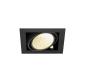 Preview: KADUX, Deckeneinbauleuchte, single, 3000 K, DALI 2, Touch, 30°, schwarz