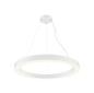 Preview: MEDO® RING 90, Pendelleuchte, Pendellänge 300 cm, 3000/4000 K, 110°, DALI, Touch, weiß