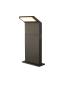 Preview: ORDI II, POLE 45, Outdoor Stehleuchte, eckig, 2200/3000 K, IP65, schwarz